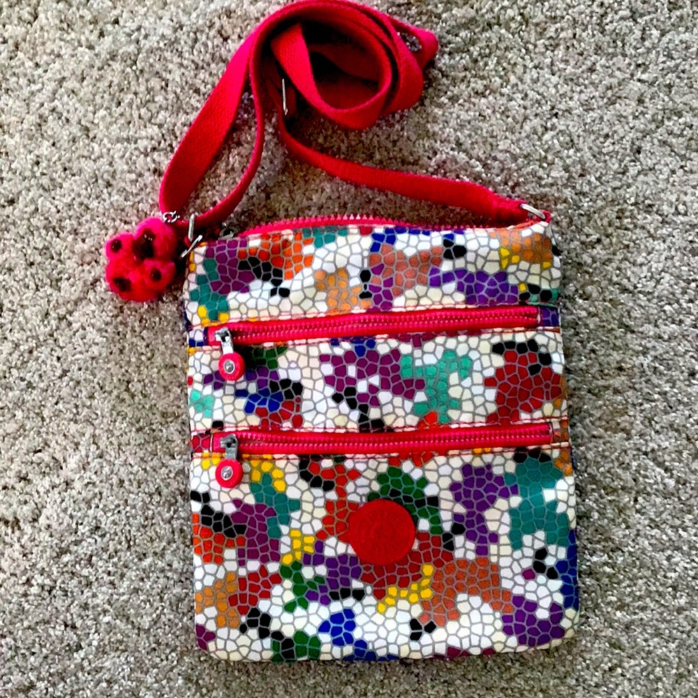 Fun colorful Kipling crossbody bag